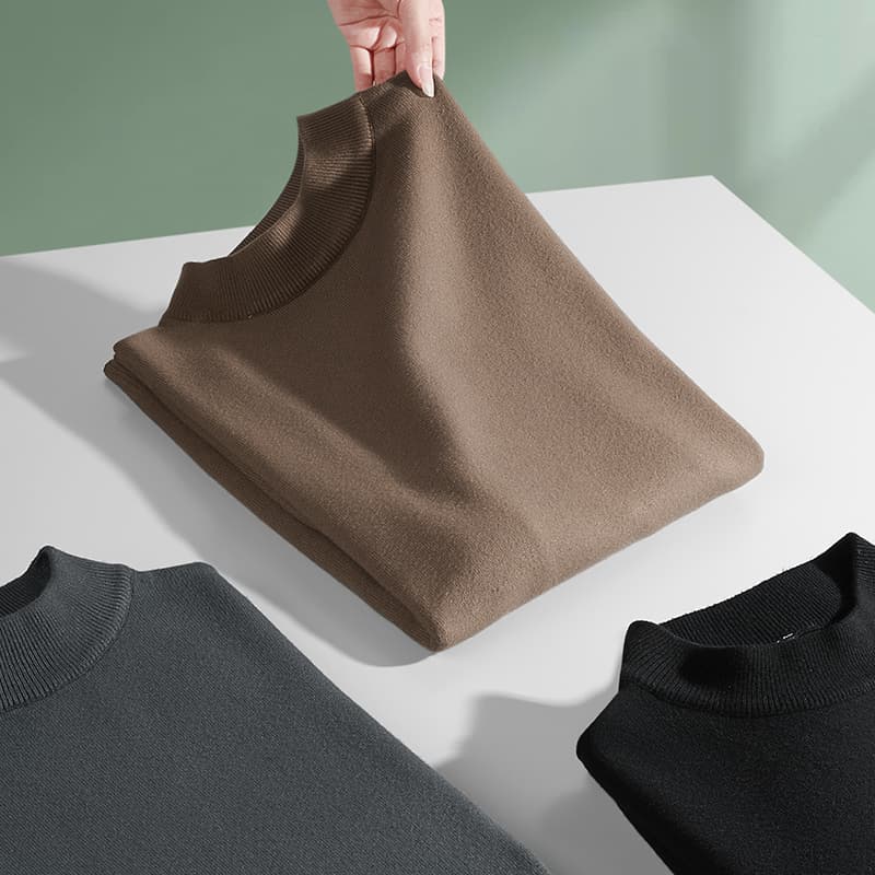 タートルネック メンズ 長袖 柔らか上質糸ニット 大きいサイズ ぽっちゃり対応 春秋冬 XL~6XL